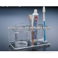 Top Quality Water Clear Plexiglass, Plastic Toothbrush Holder